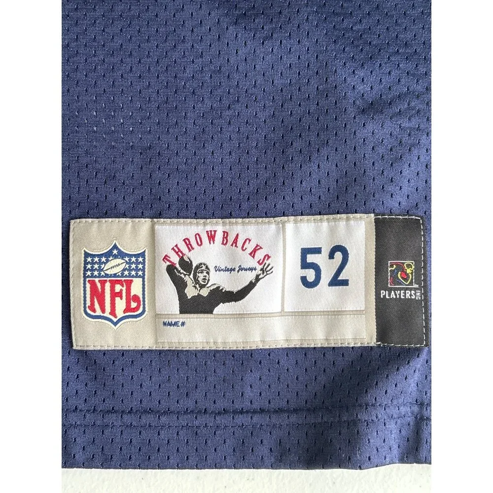 Reebok NFL Gridiron Classic Dallas Cowboys Jersey Size 52 Blue & White Mesh - Picture 7 of 7